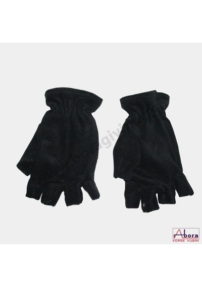Polar Kesik Eldiven Polar Parmaksız Eldiven Asker Eldiven Polis E