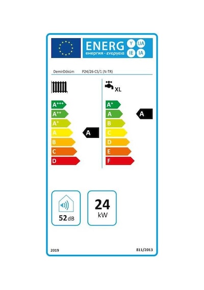 Demirdöküm Nitromix İoni P24/26-CS/1 24/26 Kw 20.000 Kcal/h Tam Yoğuşmalı Kombi
