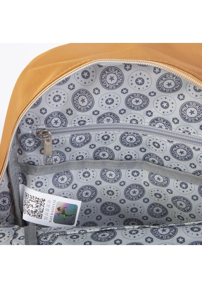 Nas Bag Unisex Büyük Boy Su Geçirmez Çok Gözlü Extra Hafif Sportif Sırt Çantası Hardal