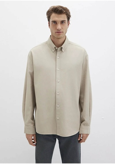 Mavi Loose Fit Gri Erkek Gömlek M0211751-70154 Gri