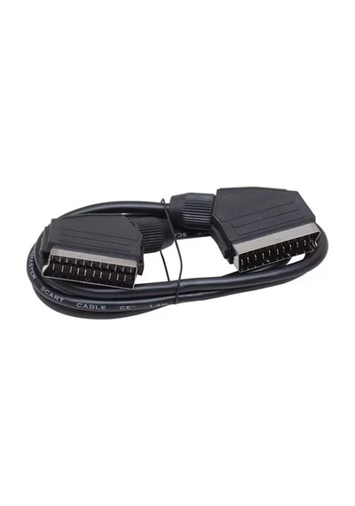 Sh Powermaster Pm-2912 Standart 1.2 Metre 7 Mm Tırnaklı Scart Scart Kablo Najmaddin