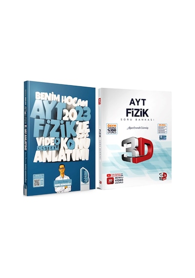 Benim Hocam 2023 Ayt Fizik Konu Ve 3d Soru Bankası Seti 2 Kitap