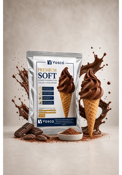 Premium Soft Kakaolu Dondurma Tozu - Soft Dondurma Karışımı 750 G