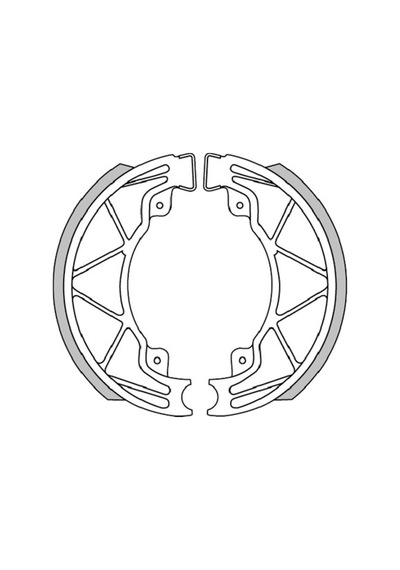 Brake Shoes Fren Kampana D.140x25 Vespa Primavera 150 Uyumlu