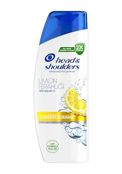 Head & Shoulders Limon Ferahlığı Kepek Karşıtı Yağlı Saçlar İçin Günlük Kullanım 330 Ml Şampuan