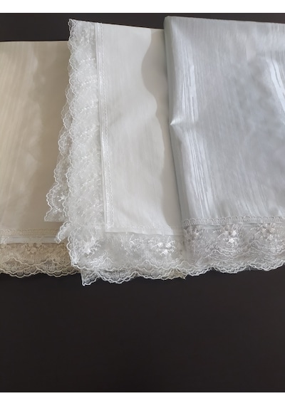 Masa Örtüsü Pvc Dantel Kenar Çizgili Motif