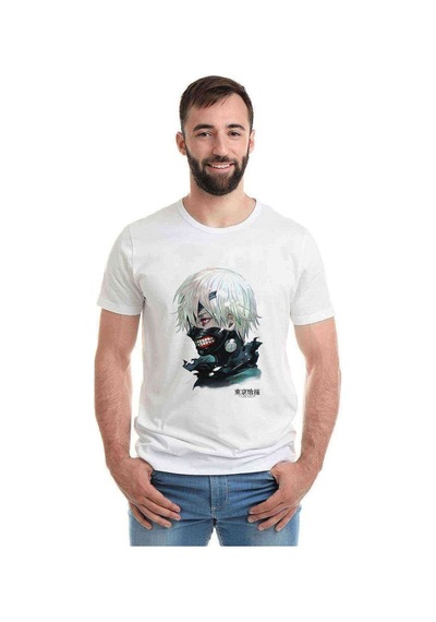 Anime Tokyo Ghoul Anteiku Baskılı Beyaz Erkek Tshirt (534483999)