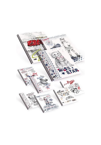 Silver A4 120 Yaprak Çizgili Pp Kapak Spiralli Defter 322451