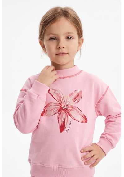 Toontoy Kids Toontoy Kız Çocuk Baskılı Karyoka Dikişli Sweatshirt Pembe Toontoy Kids Toontoy Kız Çocuk Baskılı Karyoka Dikişli Sweatshirt Pembe