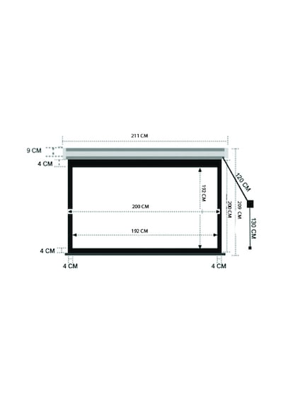 Codegen EX24 240x200 Motorlu Projeksiyon Perdesi