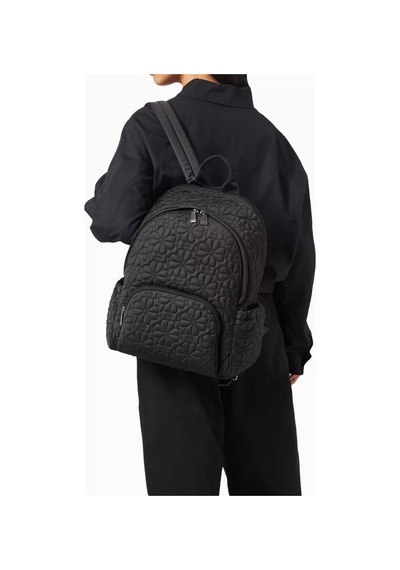 Kate Spade New York Tilly Kapitone Naylon Sırt Çantası Laptop Bölmeli Siyah 1
