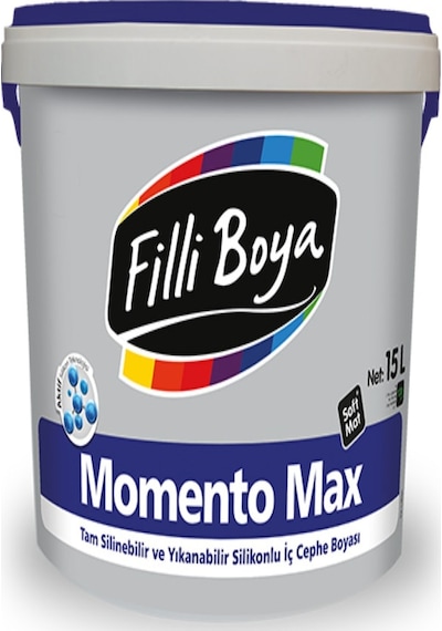 Filli Boya Momento Max Silikonlu Iç Cephe Boyası 2,5 L-7,5 L-15 L