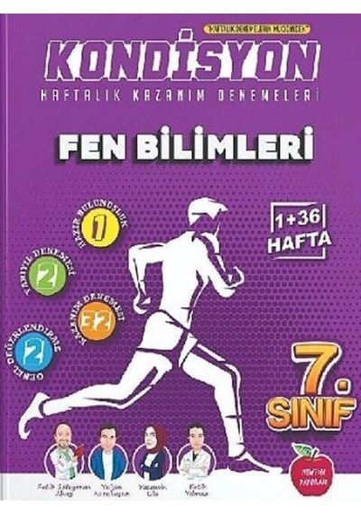 7. Sınıf Fen Bilimleri Kondisyon Haftalık Kazanım Deneme Newton Yayınları