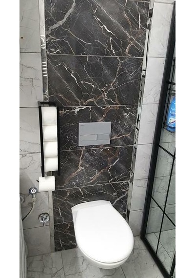 Rosa Duvara Monte Depolu Wc Kağıtlık Siyah