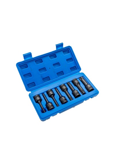 6018 1/2" Havalı Uzun Torx Lokma Takımı 8 Parça