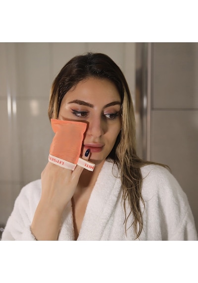 Let'scrub Yüz Kesesi Floş İpek Peeling Eldiveni