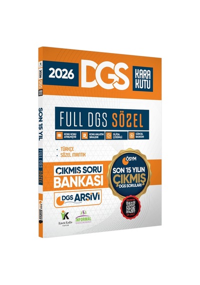 2026 FULL DGS SÖZEL Tek Kitap ÖSYM Çıkmış Soru Bankası Son 15 Yıl Sadece DGS PDF/Video Çözümlü