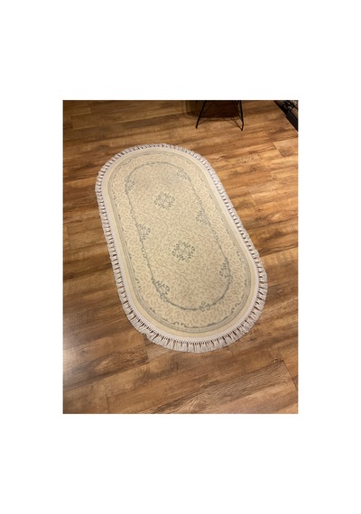 Regina 1400c Turkuaz Oval Halı Çok Renkli