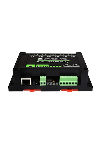 8 Kanallı Ethernet Röle Modülü - Modbus Rtumodbus Tcp Protokolü- Poe Ethernet Port