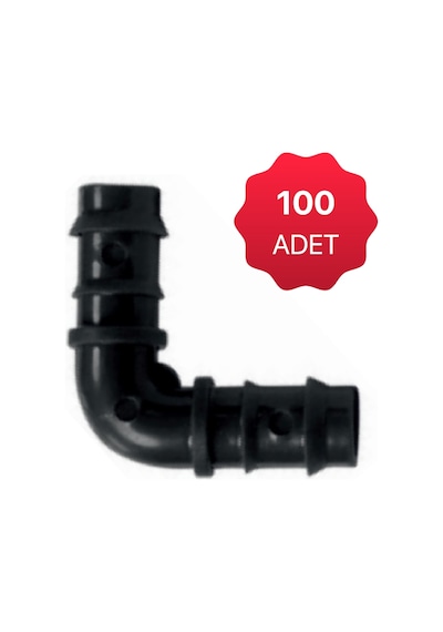Damlama Sulama Kurtağzı Dirsek - 16X16Mm (100 Adet)