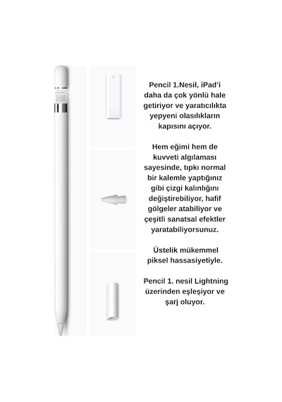 Wearfitpro Apple İpad Uyumlu Pencil 1.nesil Tablet Kalemi