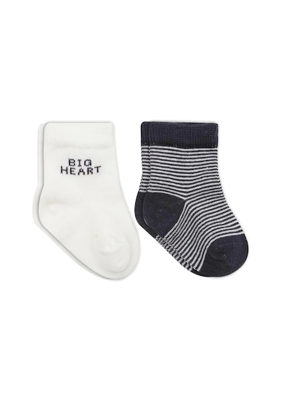 Bistyle Big Heart Penye Soket Çorap 2'li Bs10117 Antrasit Antrasit