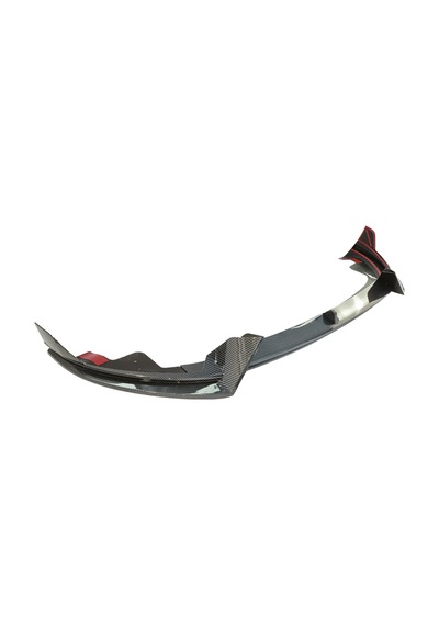 Red Lion Parts Tesla Model Y Juniper 2025+ Uyumlu Ön Tampon Lipi Parlak Karbon Fiber Görünüm