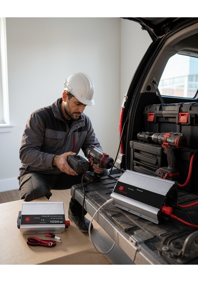 Akü İnvertör 1000w 12v - 220v Araç İçi Elektrik Çıkışı 0