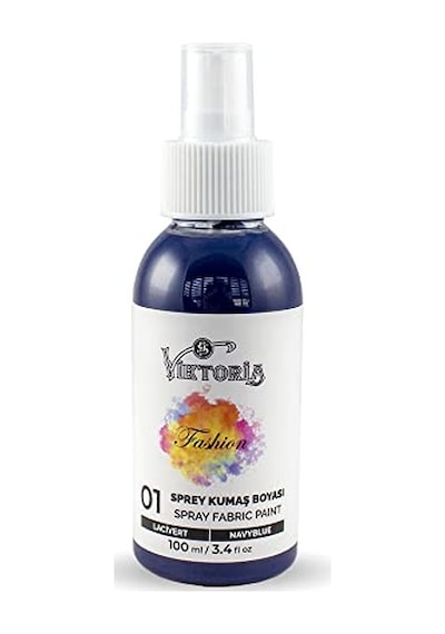 Viktoria Sprey Kumaş Boyası 100 Ml Lacivert Çok Renkli