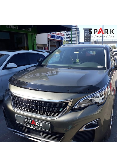 Peugeot 3008 2017 Yılı Ve Sonrası Ön Kaput Rüzgarlık 4mm Siyah