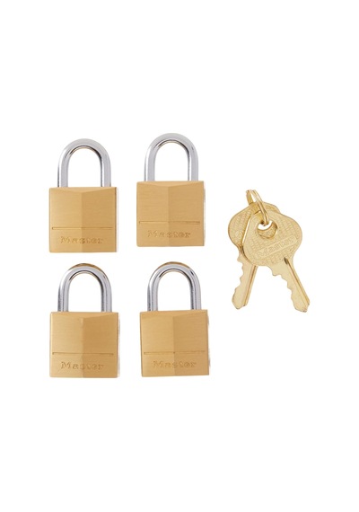 Master Lock Asma Kilit, Masif Pirinç, 1,9 Cm Genişliğinde, 120q