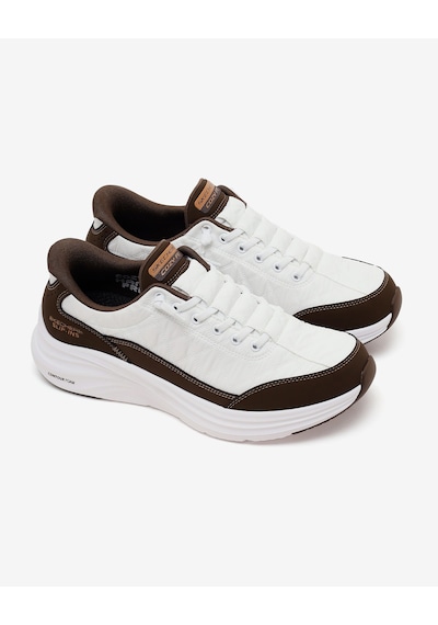 Skechers Contour Foam-cozy Fıt Erkek Beyaz Siyah Kirmizi Spor Ayakkabı 232619 Wbr