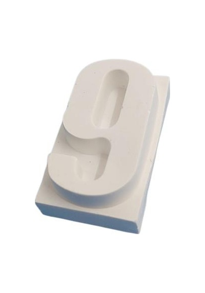 Boyanabilir Rakam Obje - 9 - Dokuz 4,5x2,7cm