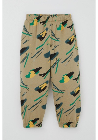 Breeze Erkek Bebek Pijama Takımı Renkli Fırça Vuruşu 9 Ay-3 Yaş, Haki Yeşil Haki Yeşil