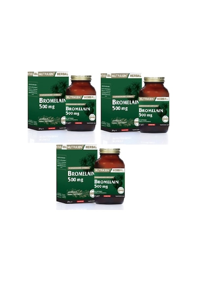 Nutraxin Bromelain 60 Tablet 3 Adet