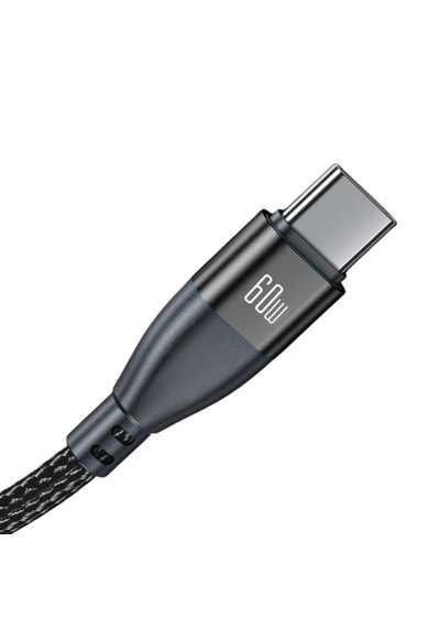 Type C To Type C Hızlı Şarj Data Kablosu Çevirici Dönüştürücü Adaptör 180 Derece 60w 1 Metre 100 Cm