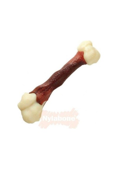 Nylabone Biftek Aromalı Köpek Çiğneme Kemiği XL