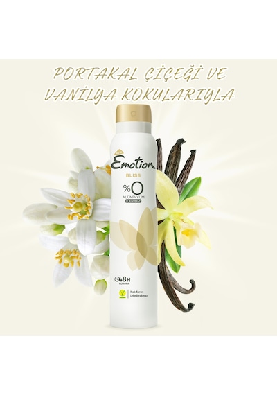 Emotion Bliss Kadın Sprey Deodorant 6 x 200 ML