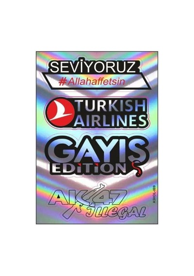 A5 Hologram Stikır Siyah