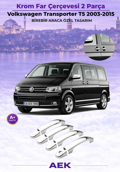 Vw T5 Transporter Kapı Kolu 2003-2015 Paslanmaz Çelik