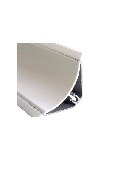 Süpürgelik Pvc Profil 50X50 Iç Bükey Düz Beyaz- 1 Boy 3,66 Metre