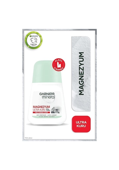 Garnier Mineral Magnezyum Ultra Kuru Roll-On Kadın Deodorant Seti