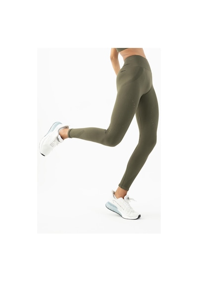 Maraton Active Slimfit Kadın Koşu Haki Tayt 812118-haki