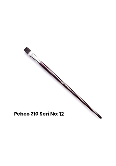 Pebeo Seri 210 Samur Yağlı Boya - Akrilik Boya Fırçası No: 12