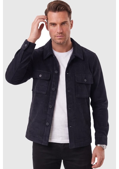 Deepsea Erkek Slim Fit Fitilli Kadife Lacivert Ceket %100 Pamuk Düğmeli Cepli Astarsız 2701104 Deepsea Erkek Slim Fit Fitilli Kadife Lacivert Ceket %100 Pamuk Düğmeli Cepli Astarsız 2701104