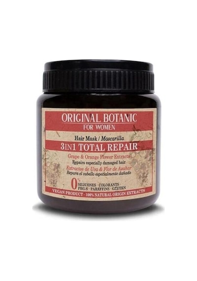 Original Botanic 3in1 Onarıcı Vegan Bakım Maskesi Kadın 250 Ml