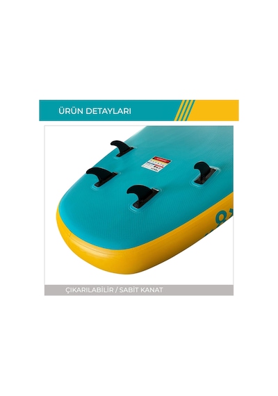 Şişme Sup Board/ Stand Up Paddle Board 140 457 20cm Full Set Xl Turkuaz