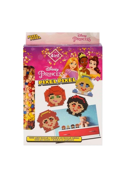 4in1nessiworld Princess Pixel Pixel Boncuk Aktivite Ve Oyuncak Seti Belirtilmemiş