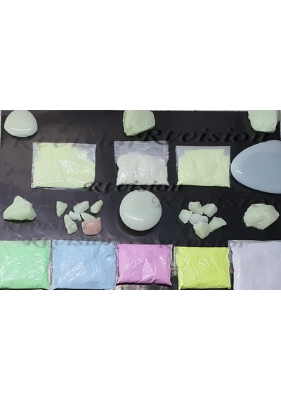 250 Gr Fosfor Tozu Karanlıkta Parlayan Fosfor Luminous Turkuaz