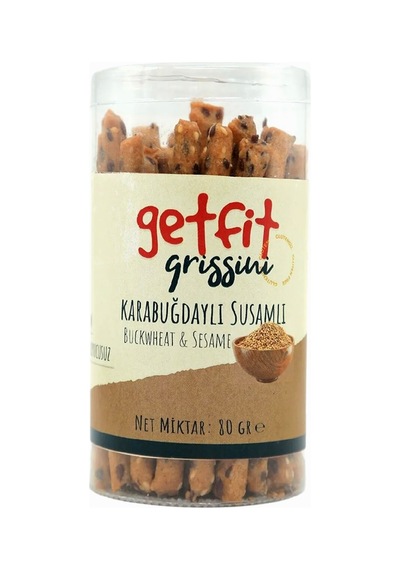 Get Fit Glutensiz & Şekersiz Karabuğdaylı Susamlı Grissini 80 G